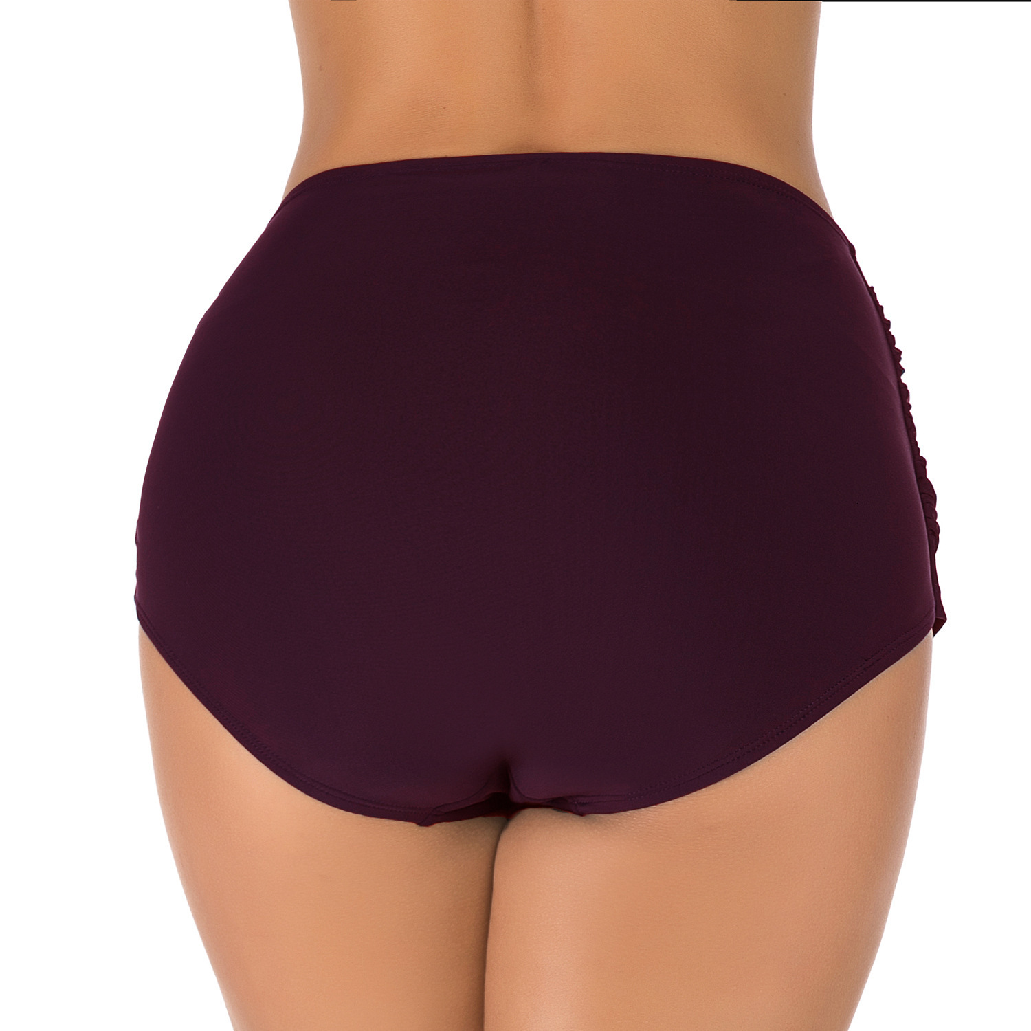 Tank New Arrival Long Non-ironing Popular Ventilation High Waisted Sexy Hip Lifting Pleated Swimming Pants, Women's Triangle Pants Temperament Sh