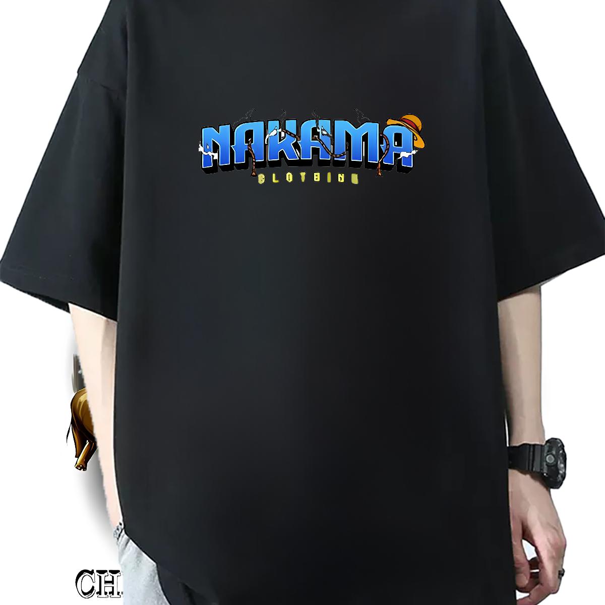 Loose T shirt Anime Printing Street Breathable Short Sleeve Couples T Shirts Fashion Skull Tops