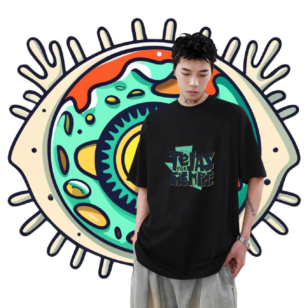 Cool Man T Shirts Sports Casual Cotton O Neck Short Sleeves Men Tshirts Brand DIY Printed Top Tees