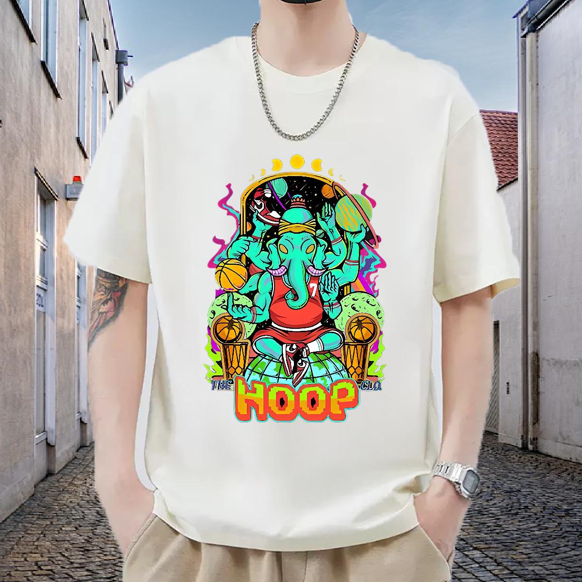 Stylist Mens T Shirts DIY Street Casual Men Tops Tees O-Neck Short Sleeve Cotton Brand