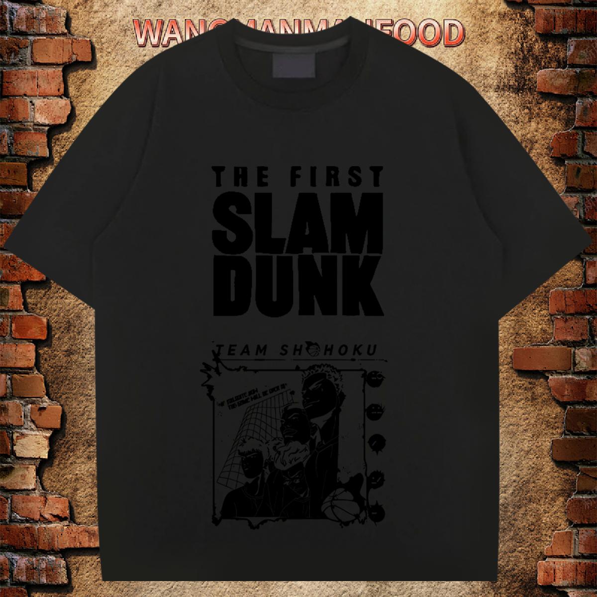 Loose Fit T-Shirts Hip Hop Breathable Short Sleeve Men Tops Tees 2024 DIY Cartoon Print Clothes