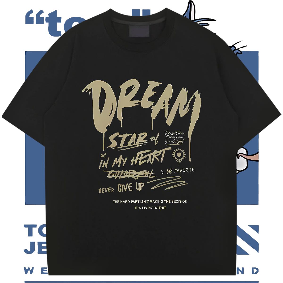 Cool Tshirt for Man Woman Cotton Breathable Short Sleeve Street Wear T shirt DIY Anime Designer Fashion Clothes