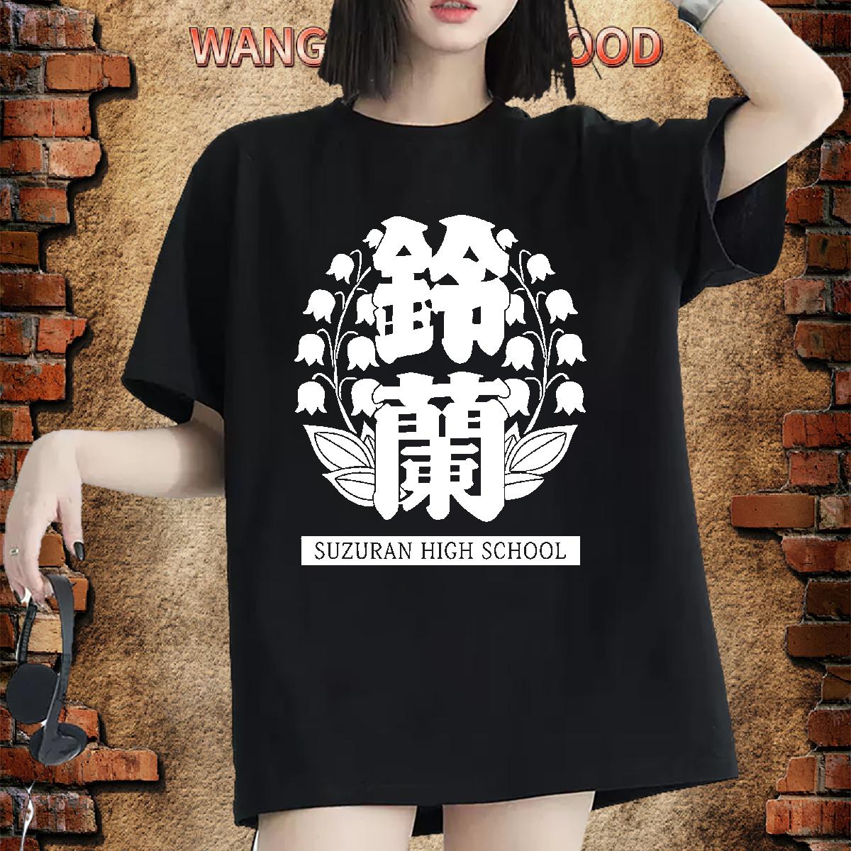 Brand Womens T Shirts Breathable Short Sleeve Tops Spring Summer DIY Couples T Shirts Anime Oversized