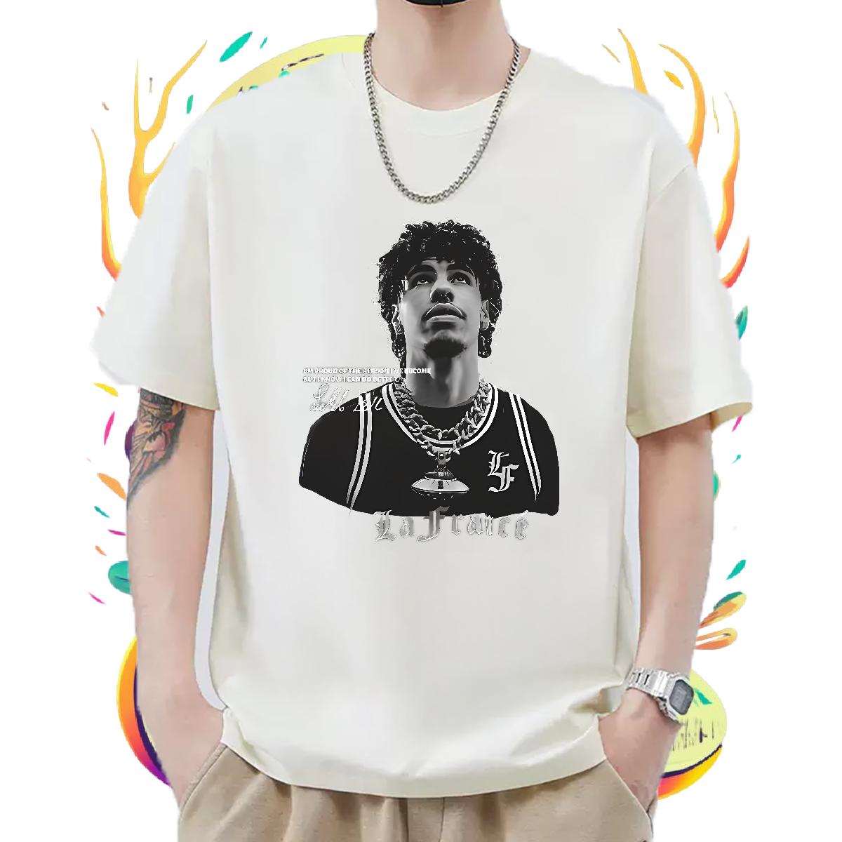 Designer T Shirt For Man DIY Anime Casual Beach Men Tops Tees Crew Neck Cotton Breathable Unisex