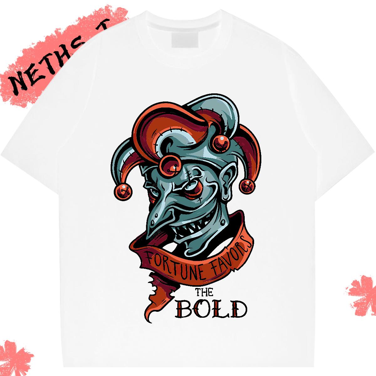 Loose Men Tees Round Neck Short Sleeve Daily Wear T Shirt For Man Skull Fashion Design Tshirts