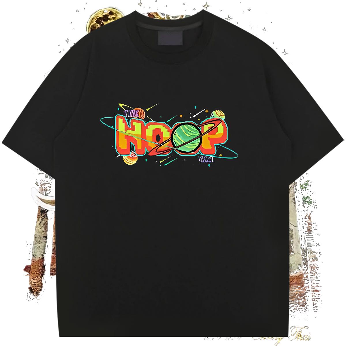 DIY Customized Man T Shirts Black Oversized Men Tees Casual Beach Short Sleeve Cotton O-Neck Cool Design Tees Shirts