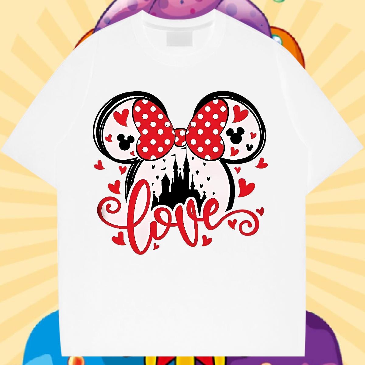 Classic Men T Shirts Cartoon Print Casual Men Clothes T-Shirt Cotton Breathable Unisex