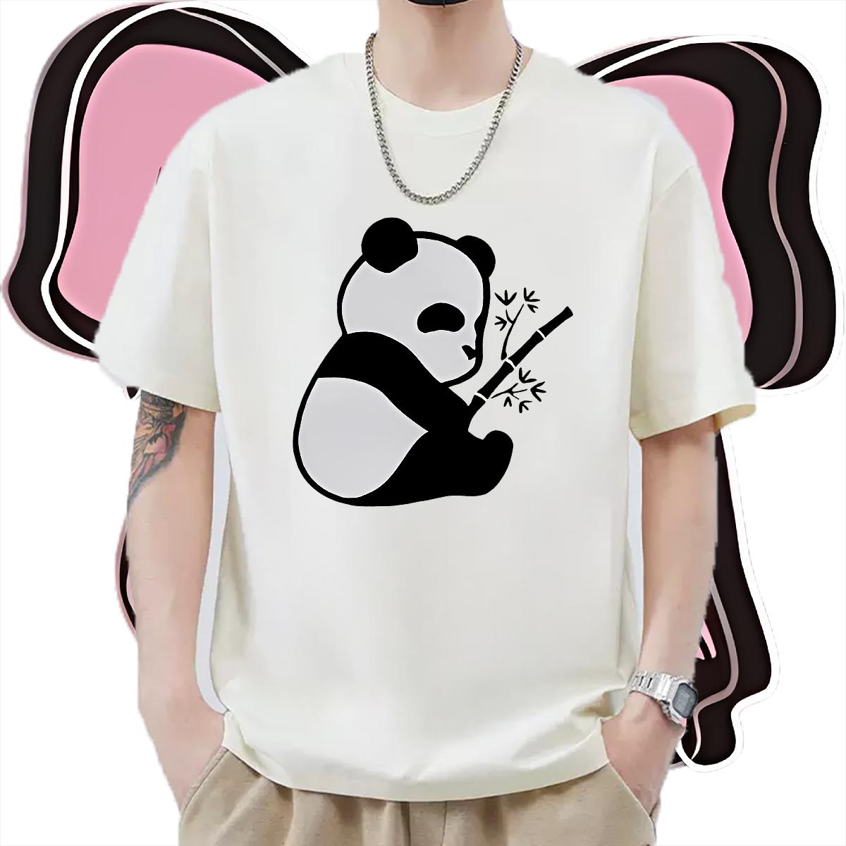 Popular Couples T Shirts Short Sleeve Cotton O-Neck Street Wear T-Shirts Custom Cartoon Designer Tops