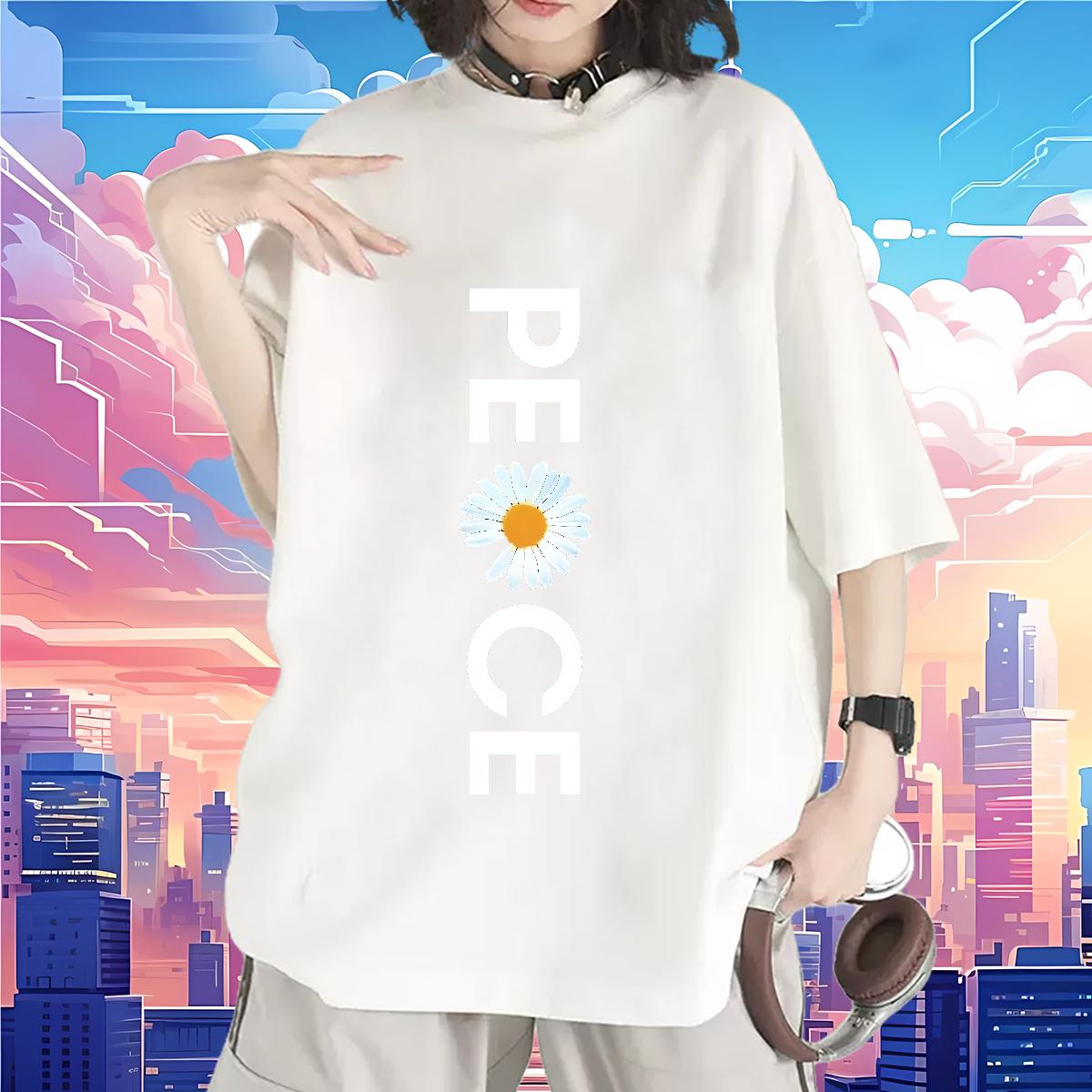 Breathable Crew Neck T Shirts Women DIY Casual Beach Tshirt for Man Woman Custom Printed Soft Tshirts