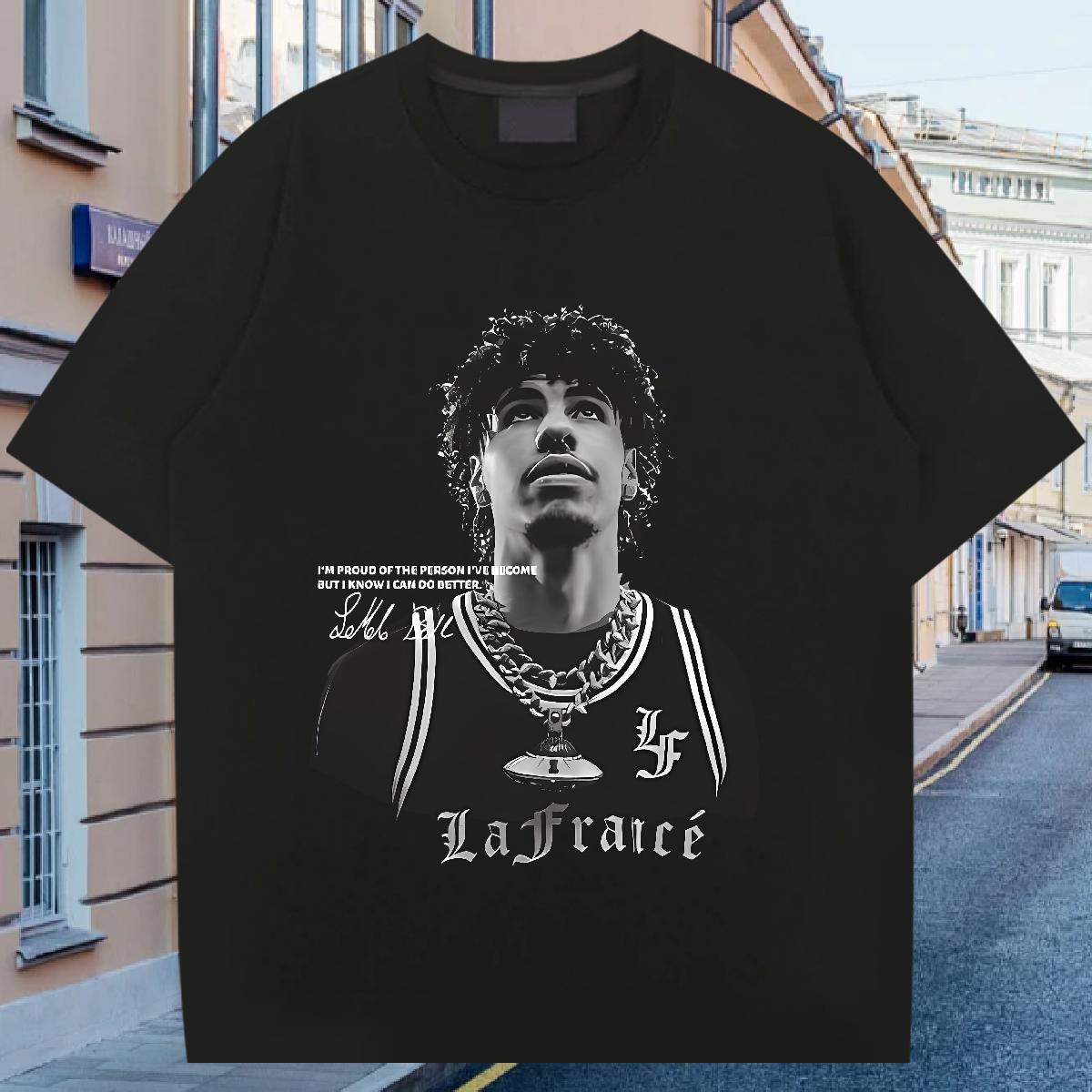 Loose Fit T-Shirts for Men Anime Printing Street Short sleeve Cotton Soft Mens Tshirts Designer Fashion DIY Anime Clothings