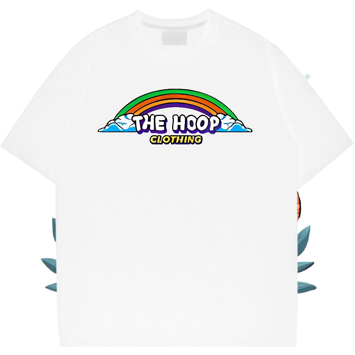 Unisex Couples T Shirts Breathable Short Sleeve Street Mens T Shirts Anime Print Brand Clothings