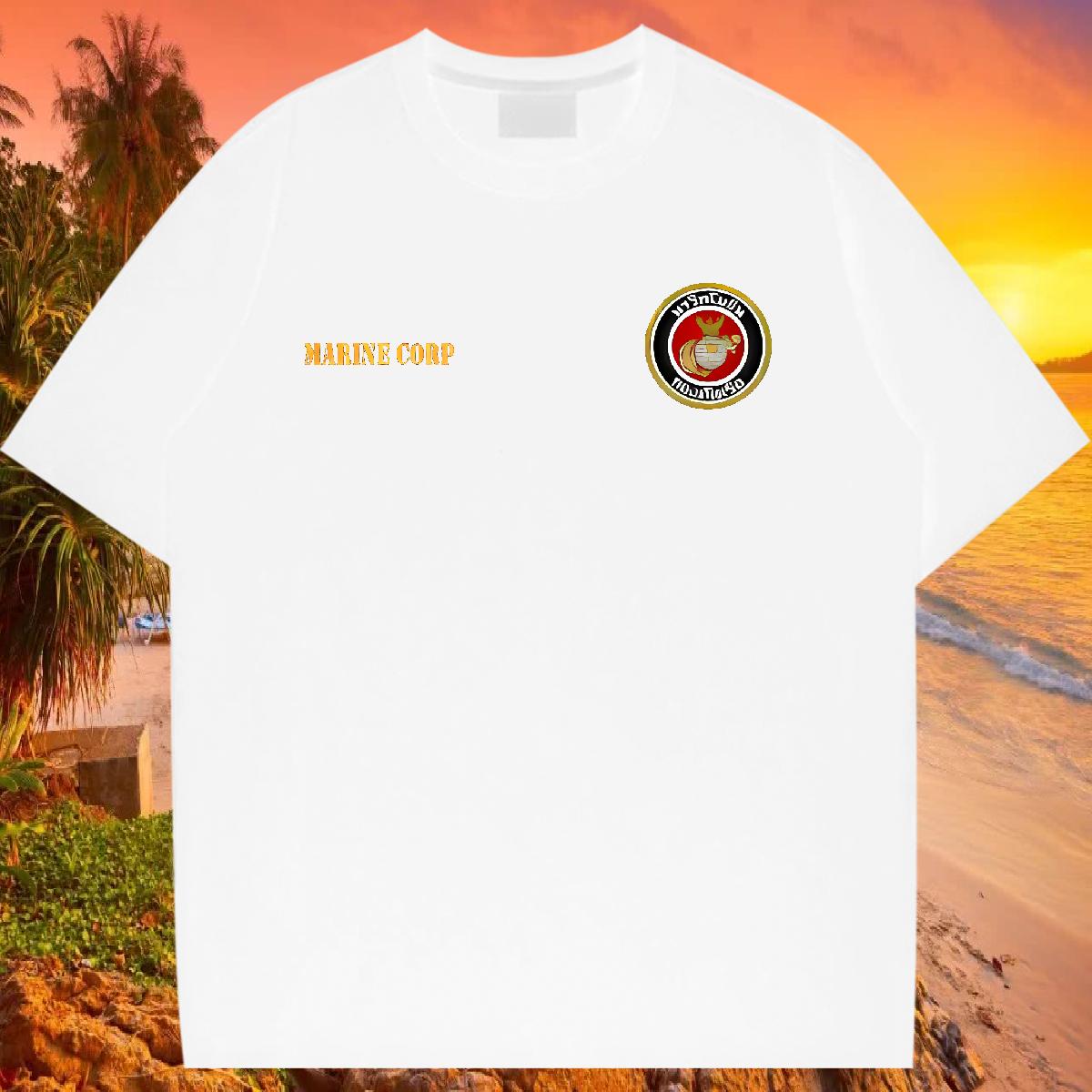 Short Sleeve Cotton O-Neck T shirt 2024 Casual Casual Sport Couples T Shirts Black White High quality Clothings