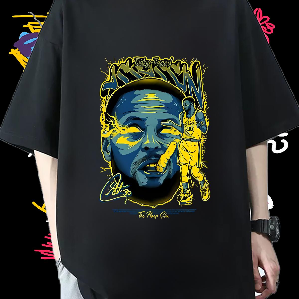 Cool Tshirt for Man Woman Breathable Crew Neck Cotton Street T shirt Custom Printing Fashion New Wear