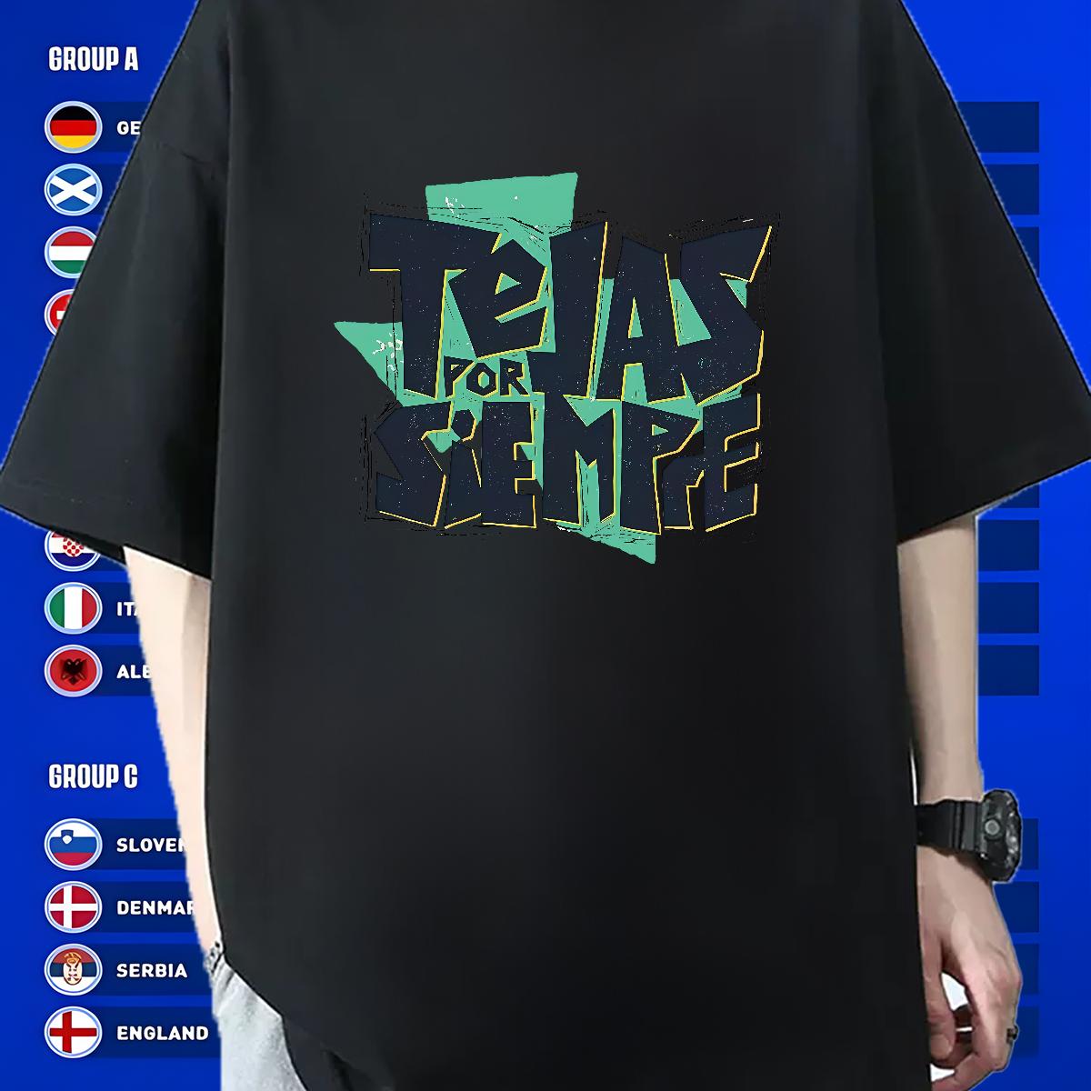 Fashion New Mens T Shirts Anime Print Hip Hop Tshirt for Man Woman Crew Neck Cotton Breathable Classic