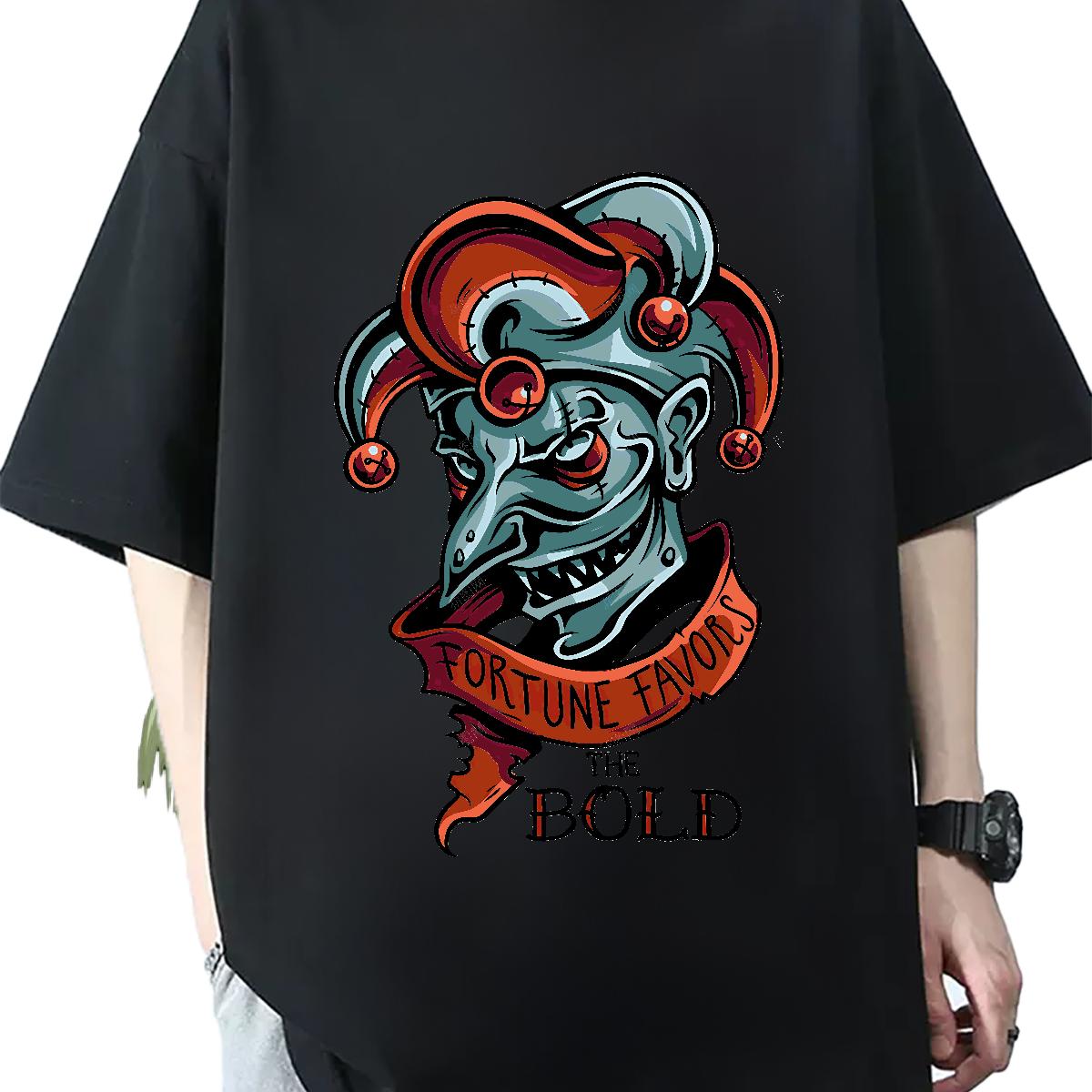 Classic Tshirts Cotton Breathable Short Sleeve Daily Wear T shirt Plus Size Cartoon DIY Customized Tees Shirts