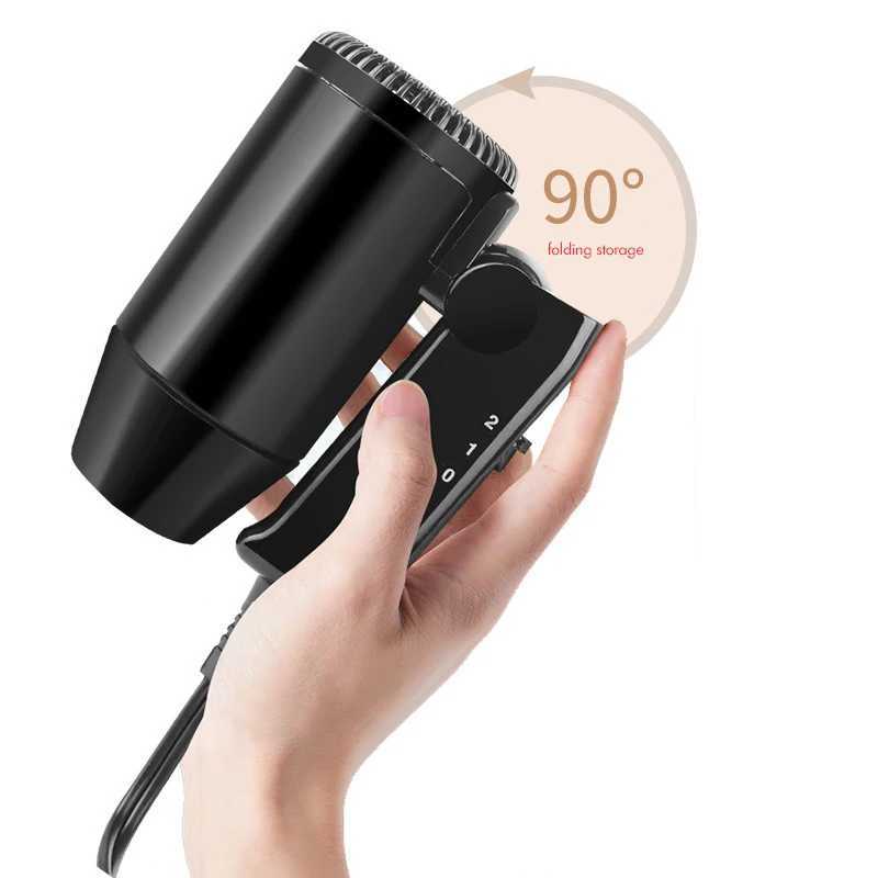 Portable 12V car styling hair dryer with wide airflow hot and cold folding hair dryer locomotive window defroster 210W travel hair dryer W241018