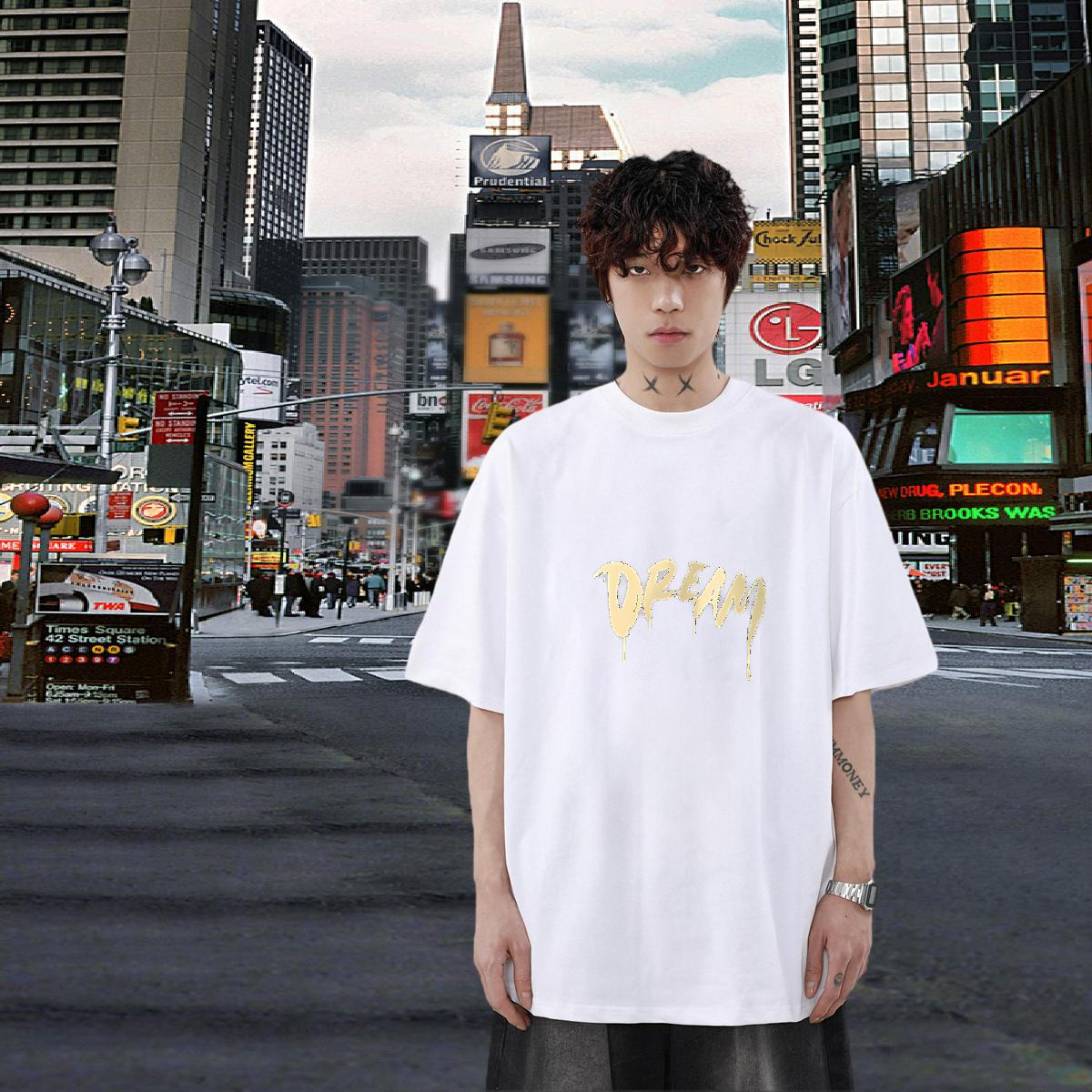 High Quality Mens T Shirts Street wear Hip Hop Crew Neck Cotton Men Tshirts Brand Anime Tops