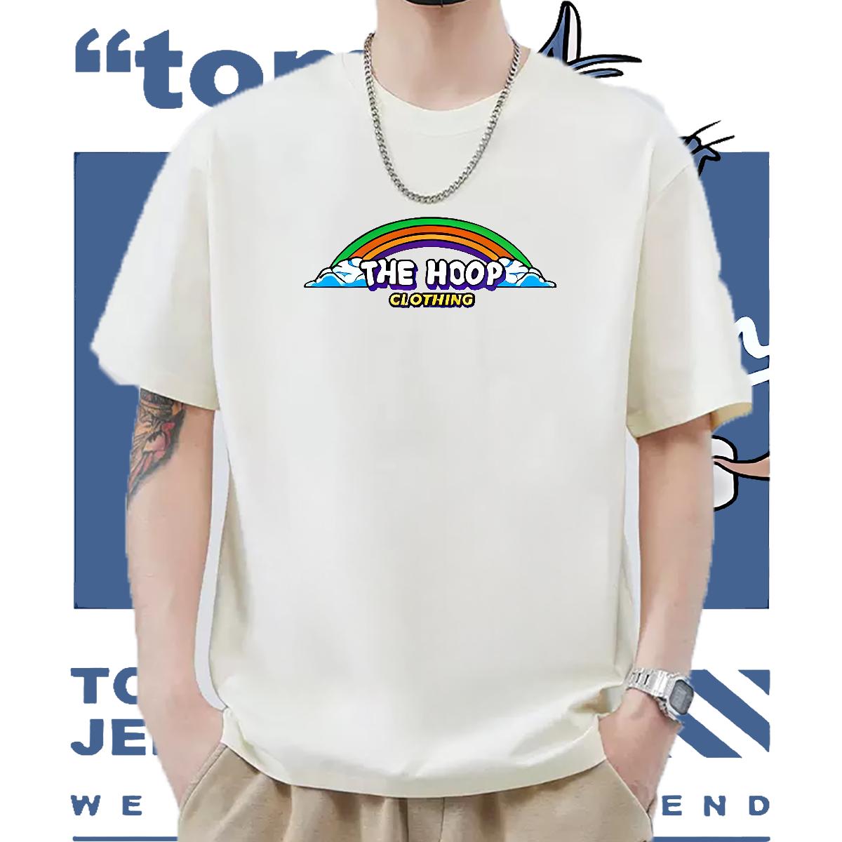 Wholesale T Shirt For Man Outdoor Cotton O Neck Short Sleeves Men Tees Casual New Cartoon Printing S-3XL Clothings