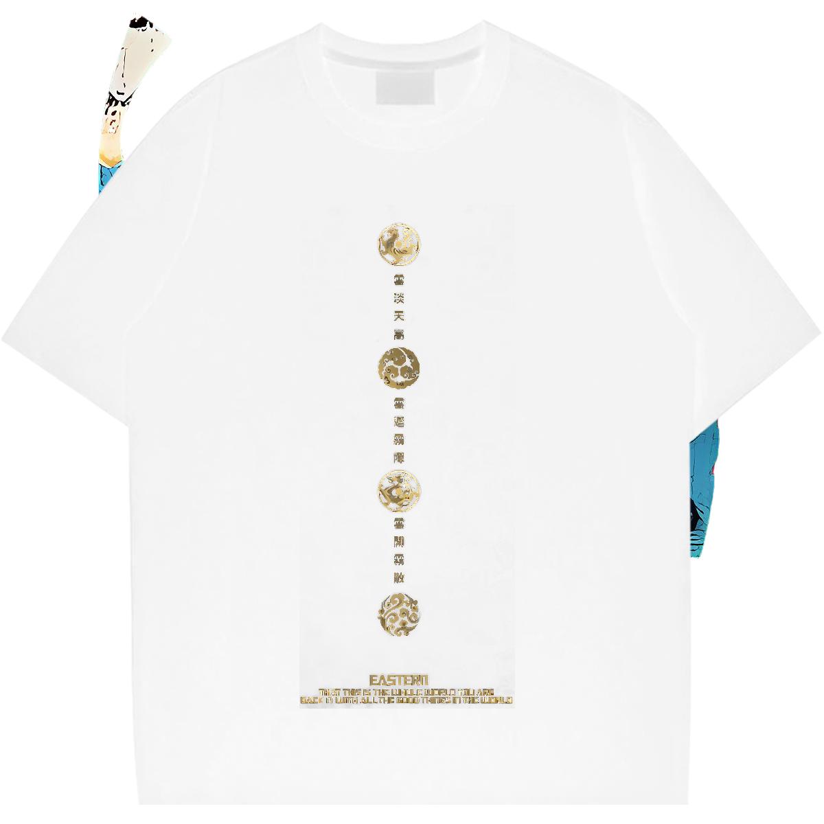 Popular Mens T Shirts Home Outdoor Cotton Breathable Short Sleeve Men Tees 2024 Cartoon Print Tshirts