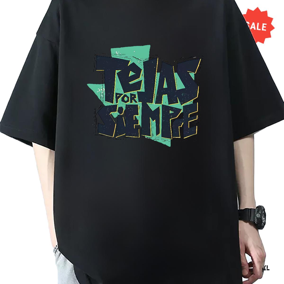 Fashion Design T-Shirts Cotton Breathable Soft Hip Hop Street Men Clothes T-Shirt Anime Print Unisex Wear