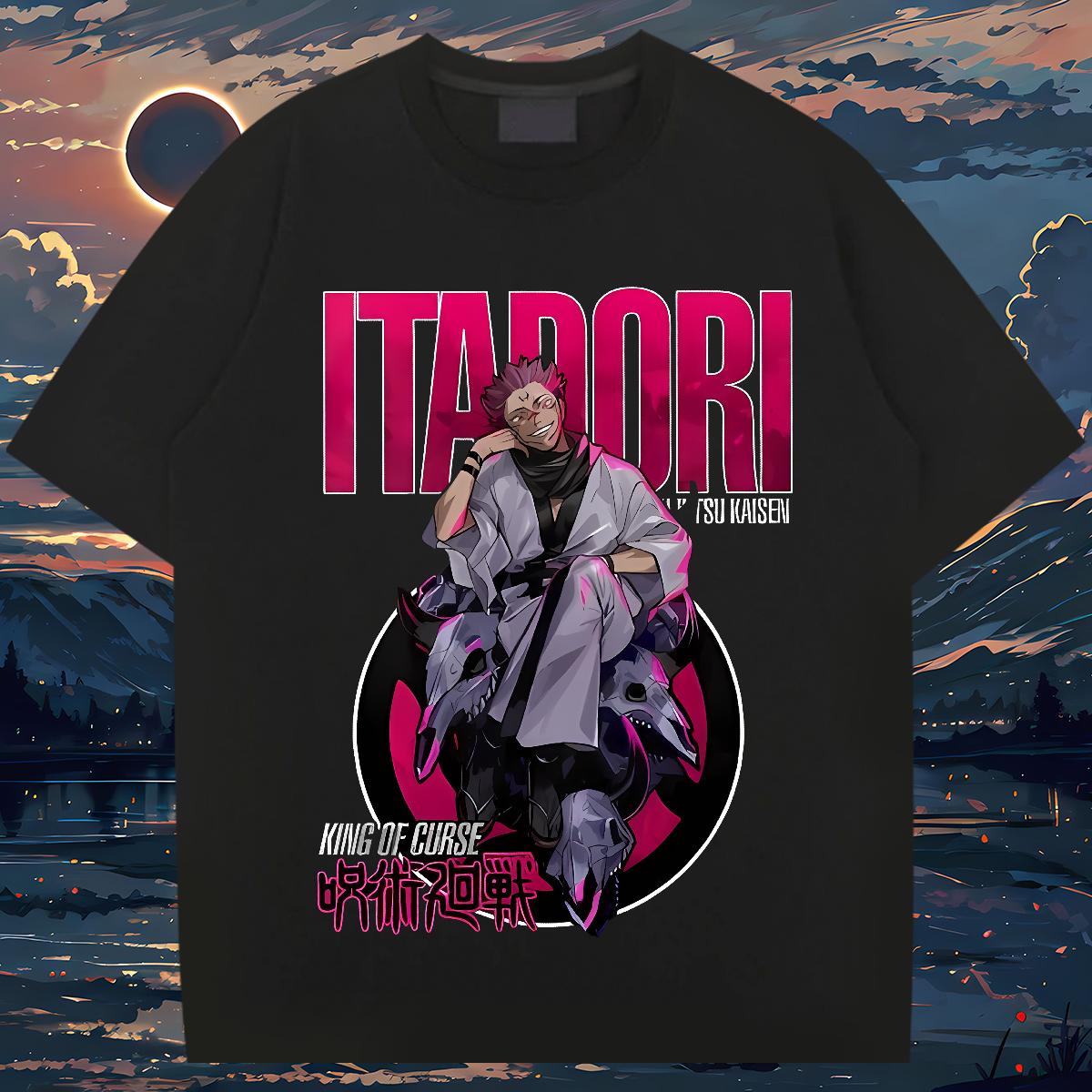 2024 New T-Shirts Custom Anime Outdoor Couples T Shirts Cotton Breathable Comfortable