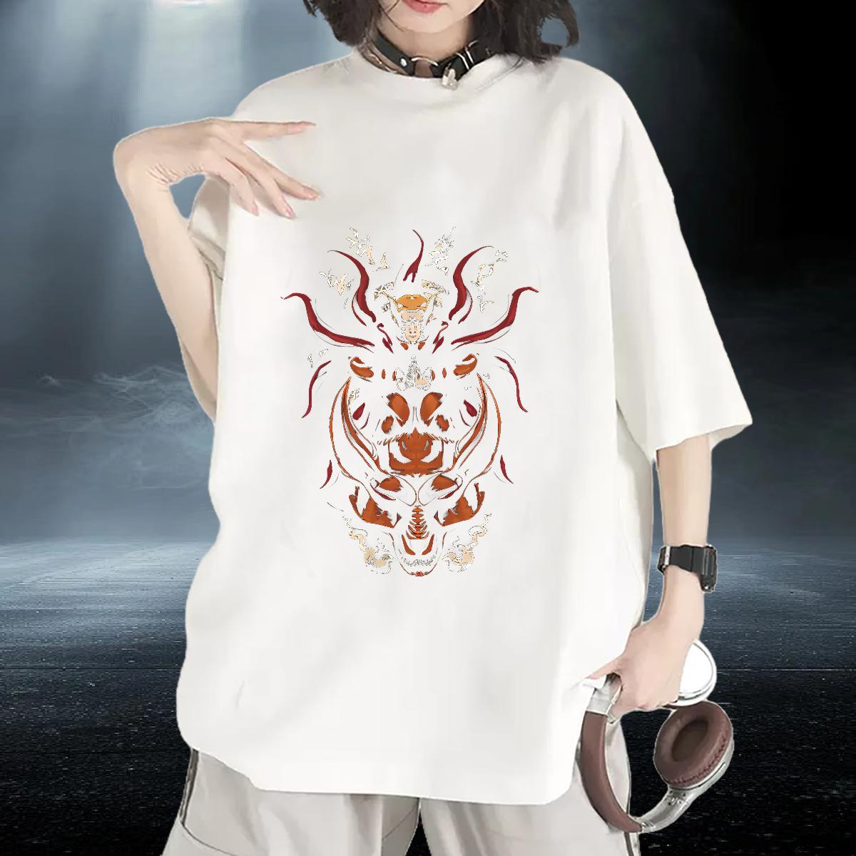 Designer T Shirt For Woman Cotton Breathable Clothes Spring Summer New Unisex Tshirts Anime Oversized