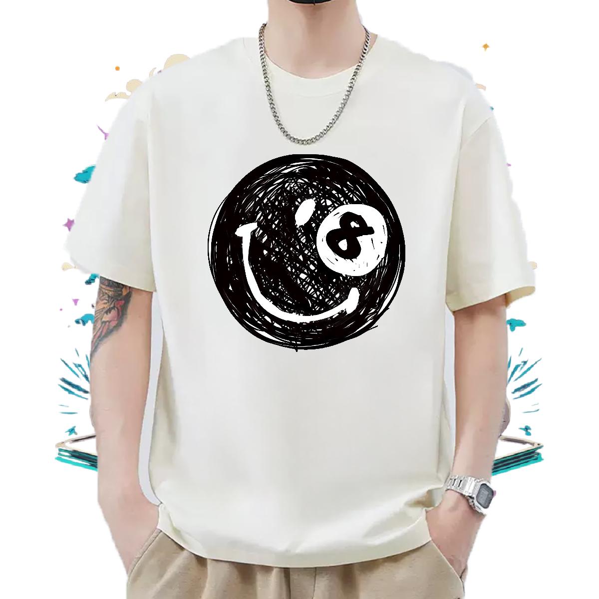 Cool Design T-Shirts Summer Casual Breathable Short Sleeve Tshirt for Man Woman New Designer DIY Printed Tops Shirt