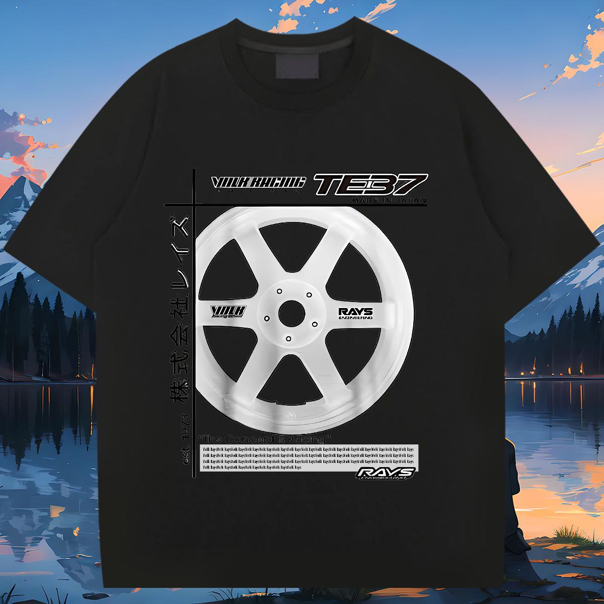 Cool Design Mens Tshirts O-Neck Short Sleeve Cotton Beach T shirt Oversized S-3XL DIY Tops Tees