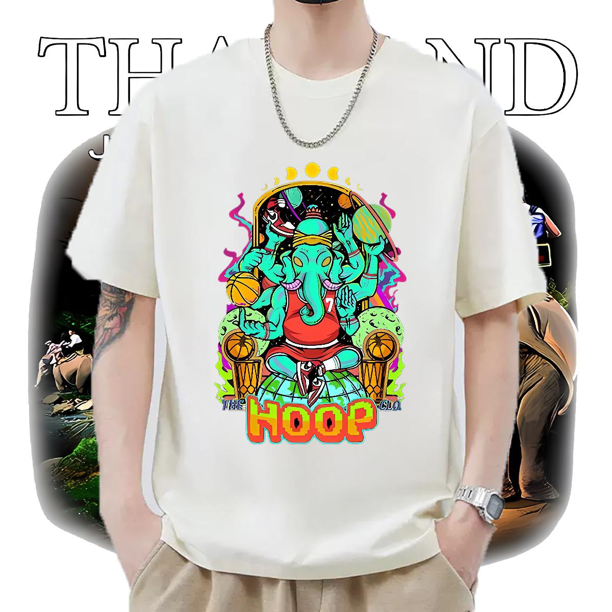 Brand T shirt Black Oversized Sports Casual Couples T Shirts Short Sleeve Cotton O-Neck Classic