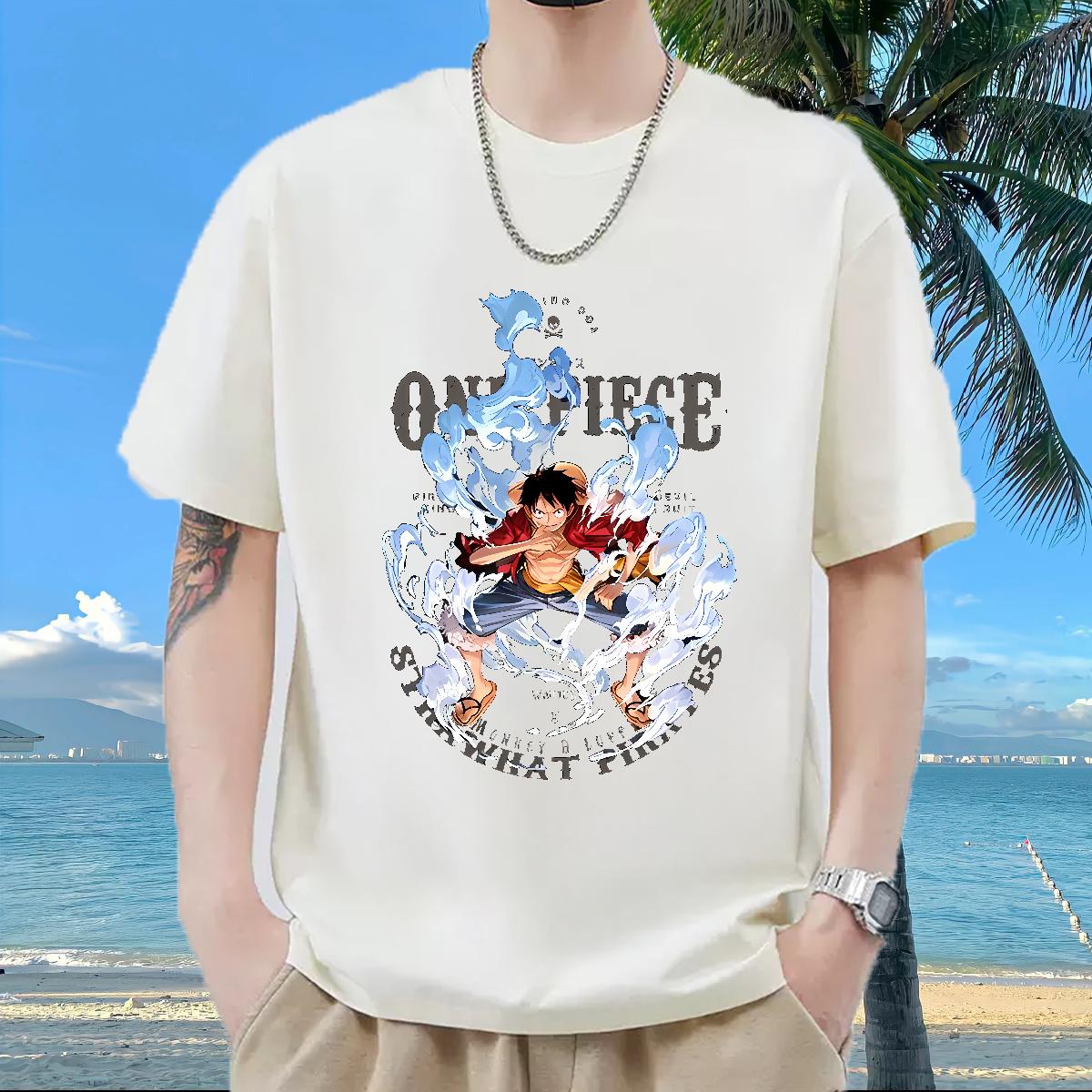 Classic Casual T Shirt For Man Plus Size Cartoon Men Tshirts Summer Casual Breathable Short Sleeve Popular Wear