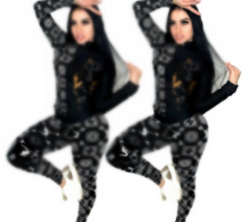 Designer Women Tracksuits Long Sleeve Jacket Luxury Brand Hoodies Top Fashion Sportsuit Casual Pants Sets