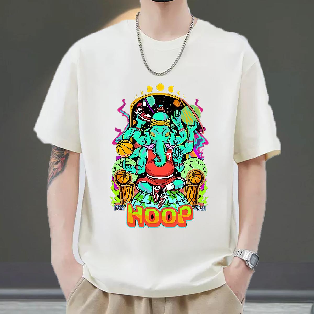 Fashion Casual Men T Shirts Anime Men Tees Home Outdoor Cotton Breathable Soft Cool Design Tshirts