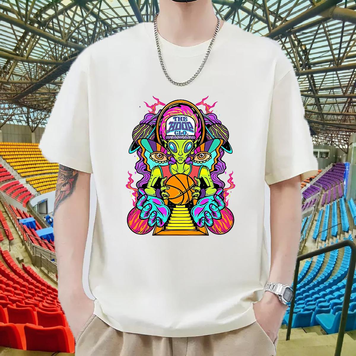 Classic Man T Shirts Custom Couples T Shirts Sports Casual Cotton Breathable Short Sleeve Loose Fit Tops