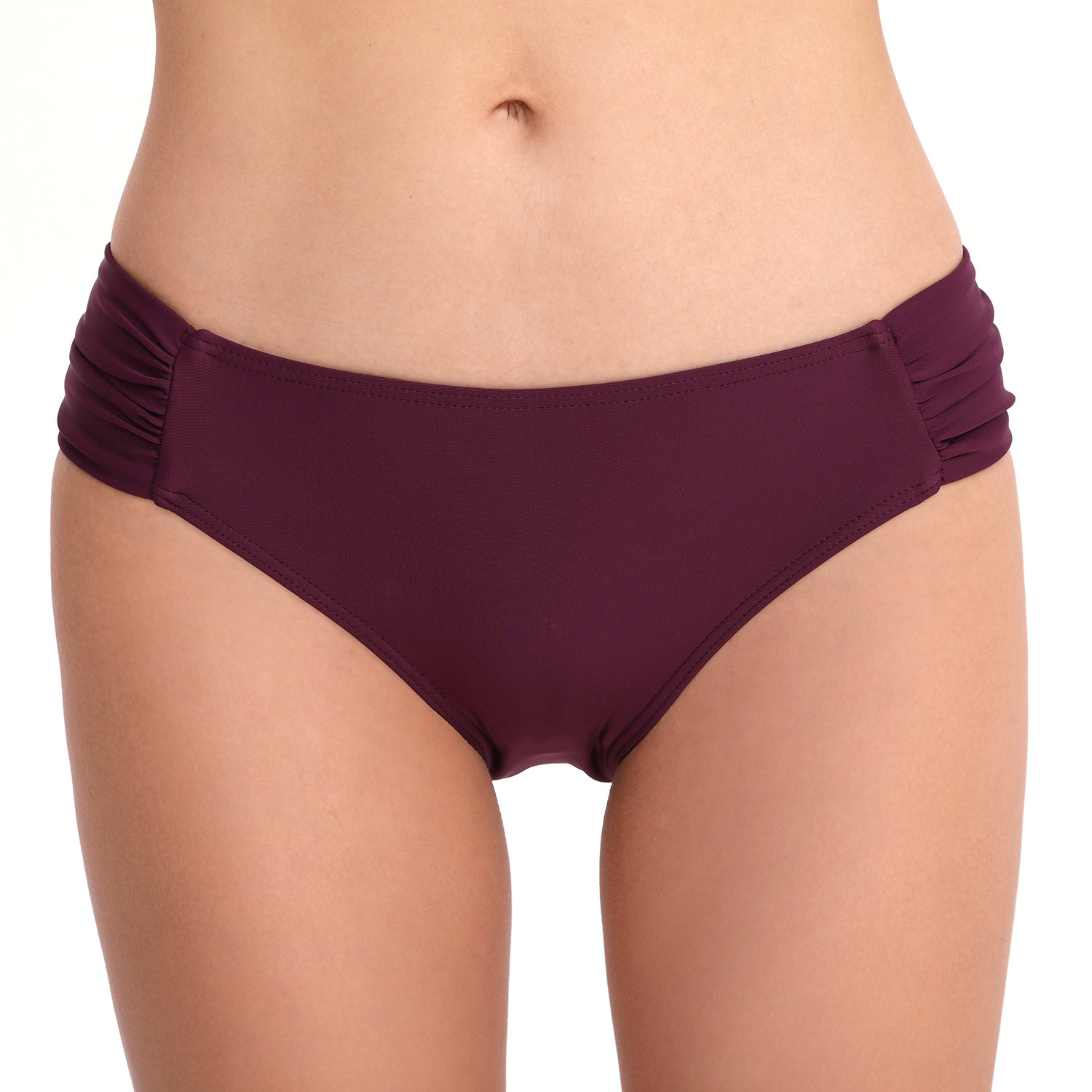 Temperament Ventilation New Conservative Pleated Women's Triangle Pants with Sexy Solid Color Swim Trunks Short Bifurcated Self-cultivation Loose