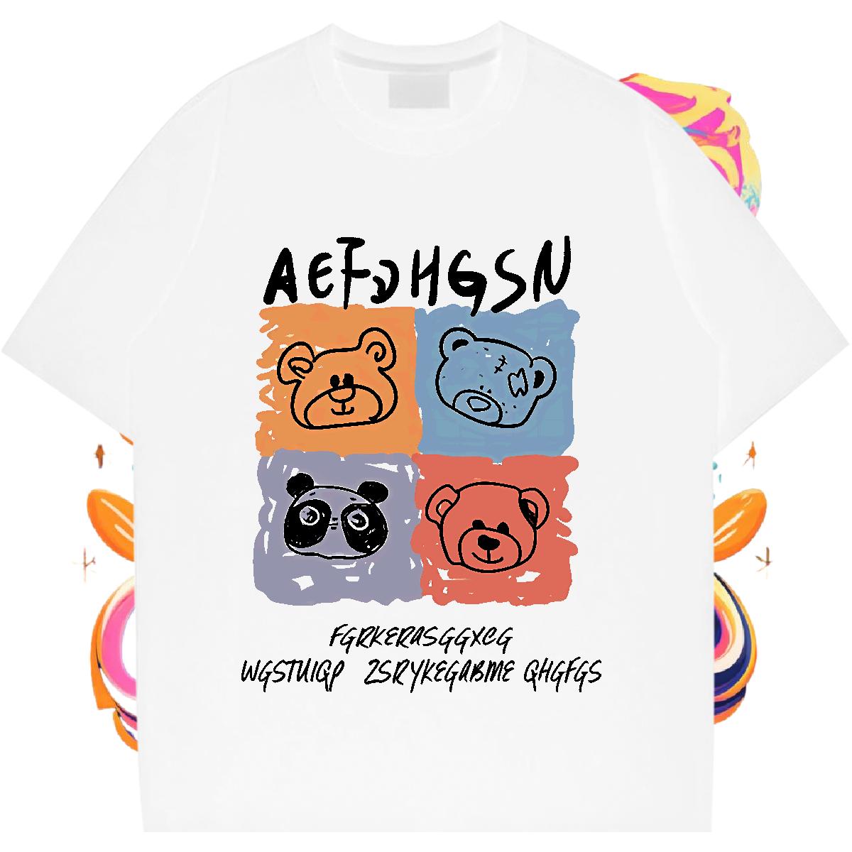 Classic T shirt Plus Size Custom Street Men Tees Cotton O Neck Short Sleeves Soft