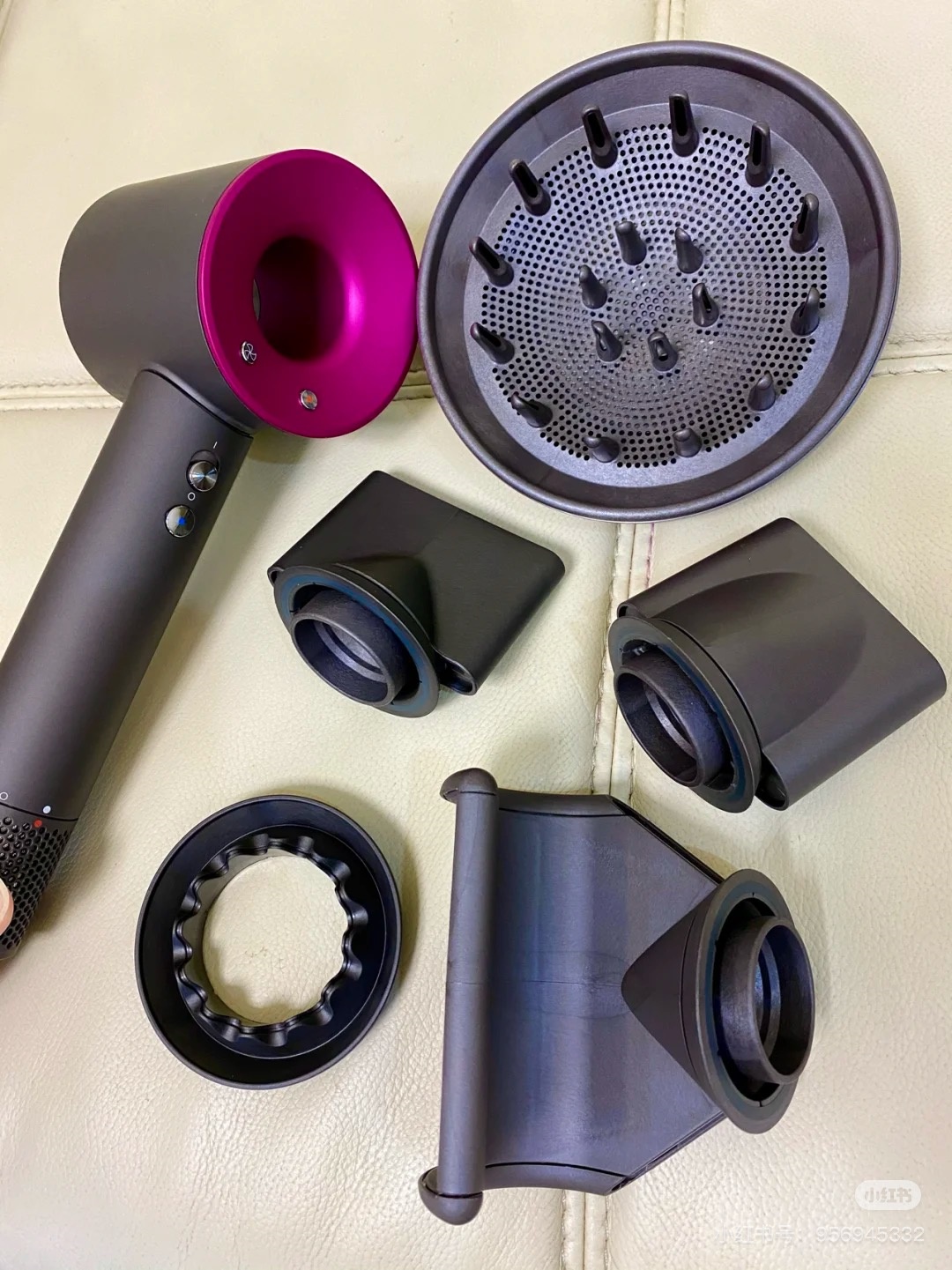 Hair H08 anion professional salon hairdressing 5 in 1 rotary connected nozzle traveler home hot and cold constant temperature high speed blow dryer