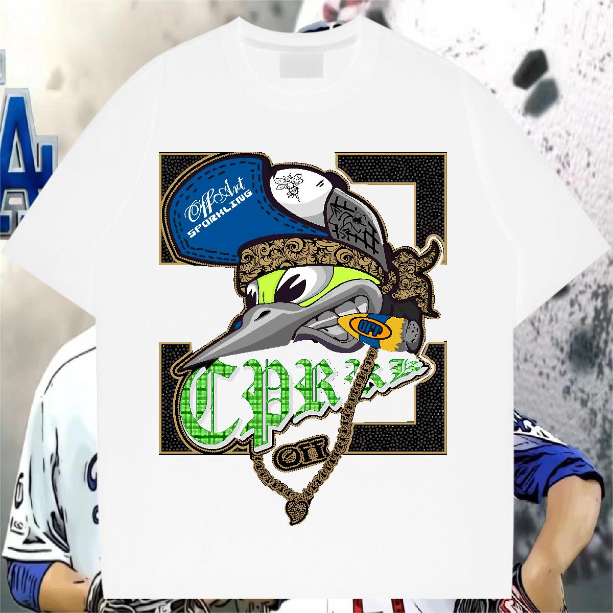 Designer T-Shirts Plus Size Custom Mens Tshirts Home Outdoor Breathable Crew Neck Cotton Classic Tees