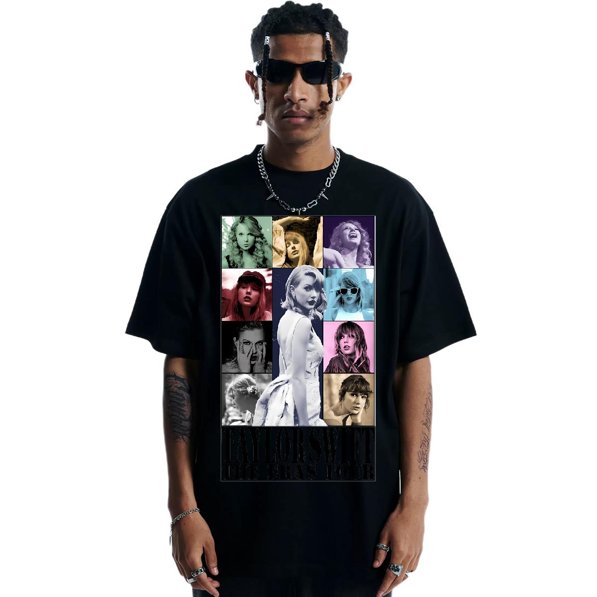 DIY T-Shirts for Men DIY Anime Casual Men Tops Tees 180g Cotton Loose Fit