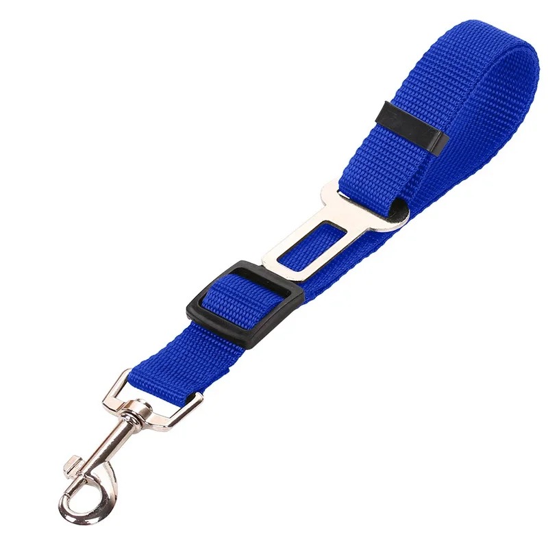 Adjustable Dog Cat Car Safety Seat Belt Nylon Lead Harness for Pet Puppy Kitten Vehicle Security Leash 45-72cm