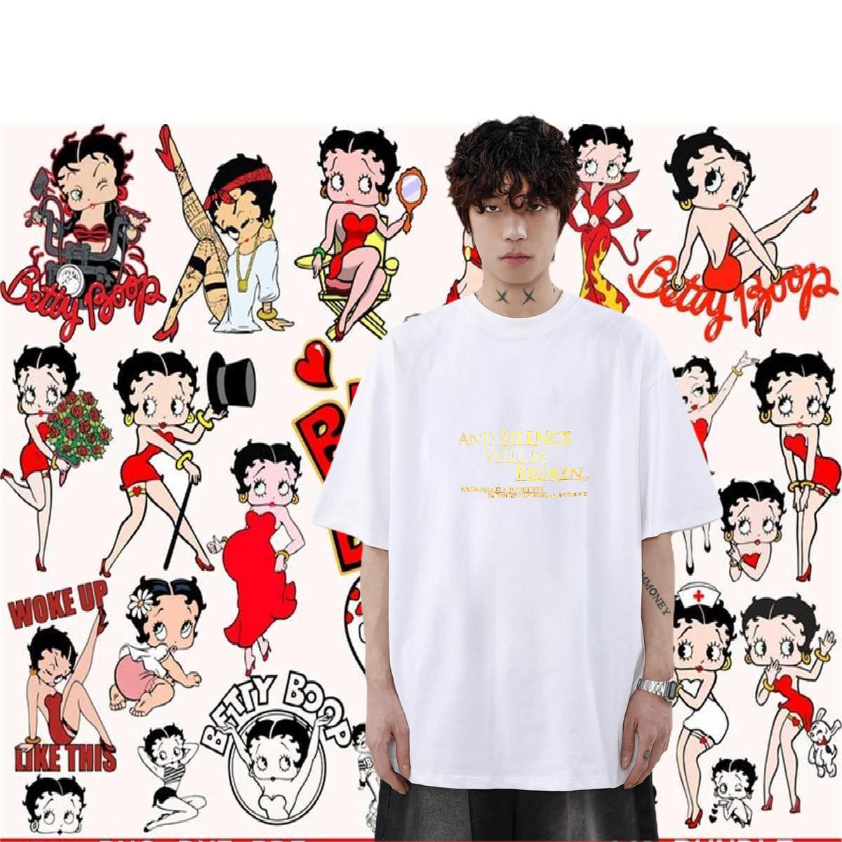 Stylist T Shirt For Man Cartoon Printing S-3XL Casual Daily Wear Men Tees Crew Neck Cotton Breathable Brand