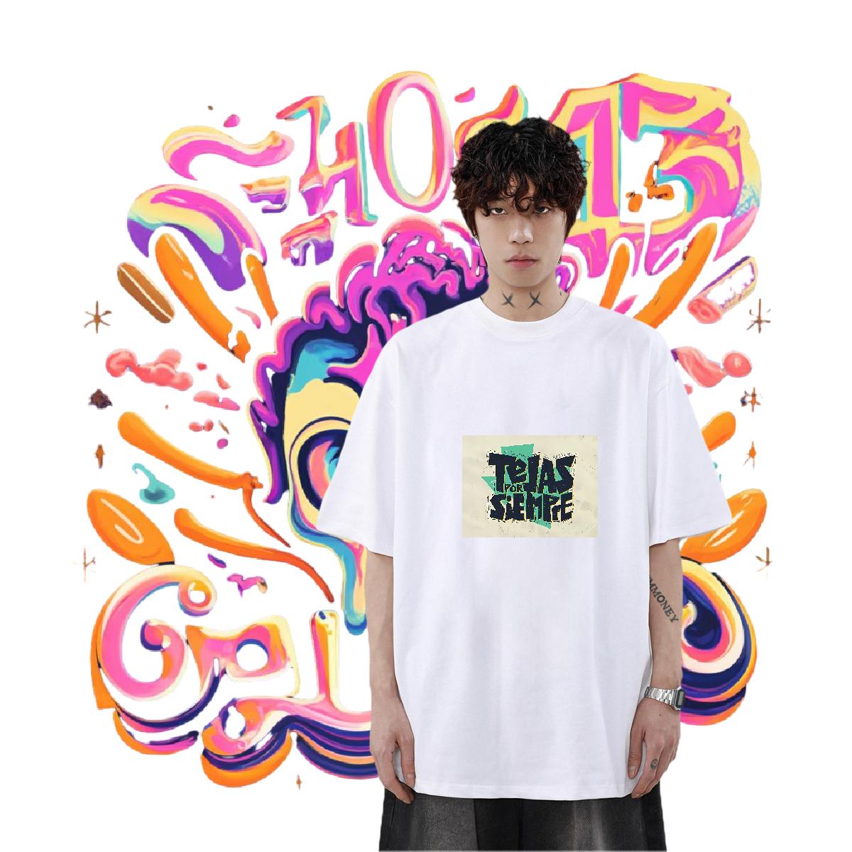 Wholesale T-Shirts for Men Custom Cartoon Couples T Shirts Street Short sleeve Cotton Soft 5A Polos