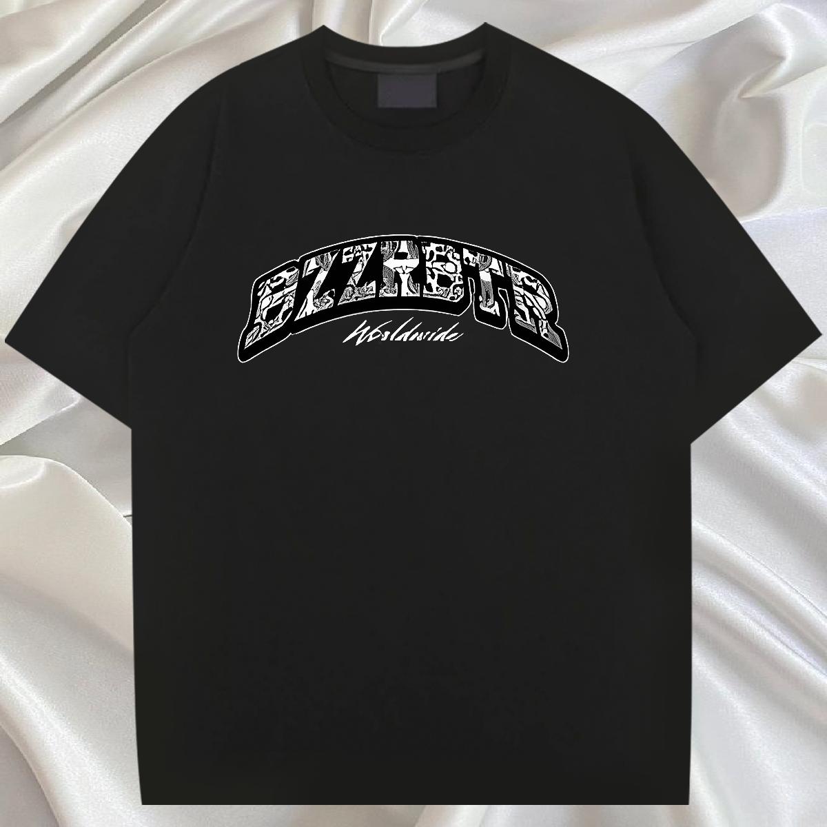 Cool Design Mens T Shirts Sports Casual Cotton Breathable Men Tops Tees Classic Floral Print Wear