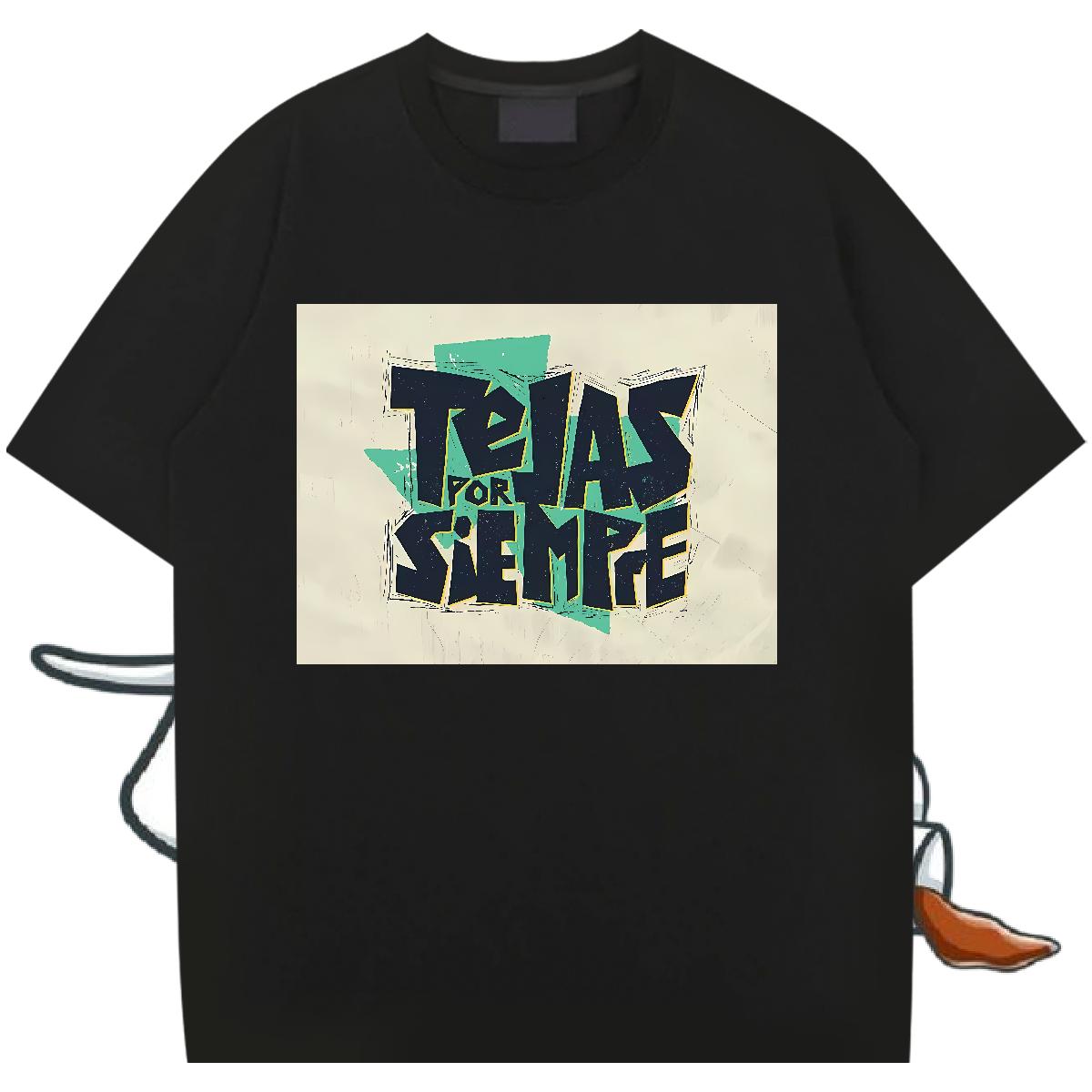 Wholesale T shirt Anime Print Men Tshirts Street Wear Crew Neck Cotton Breathable Loose Fit Tees