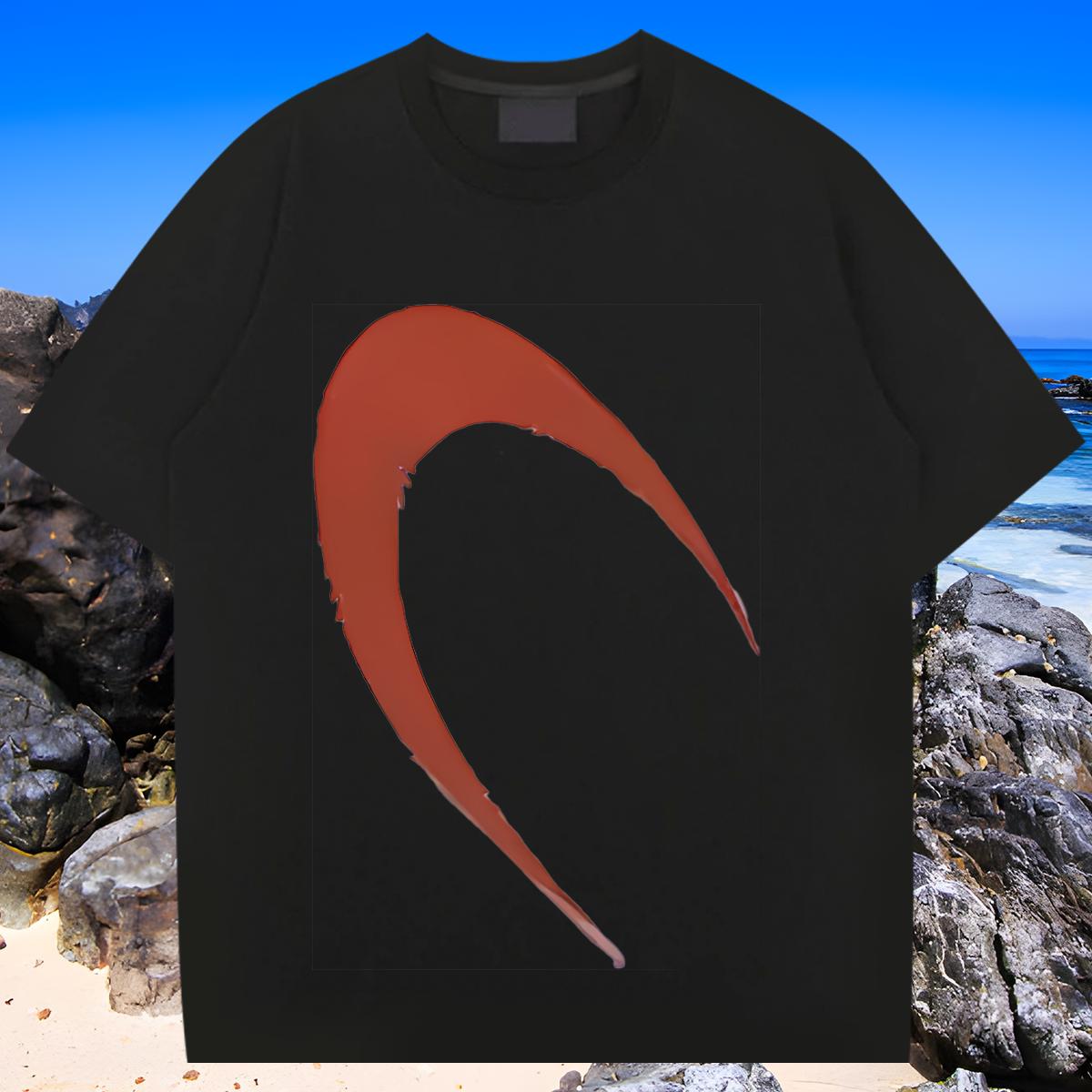 Loose Men Clothes T-Shirt 180g Cotton Home Outdoor Men T Shirts White Plus Size Fashion Design Tops Shirt