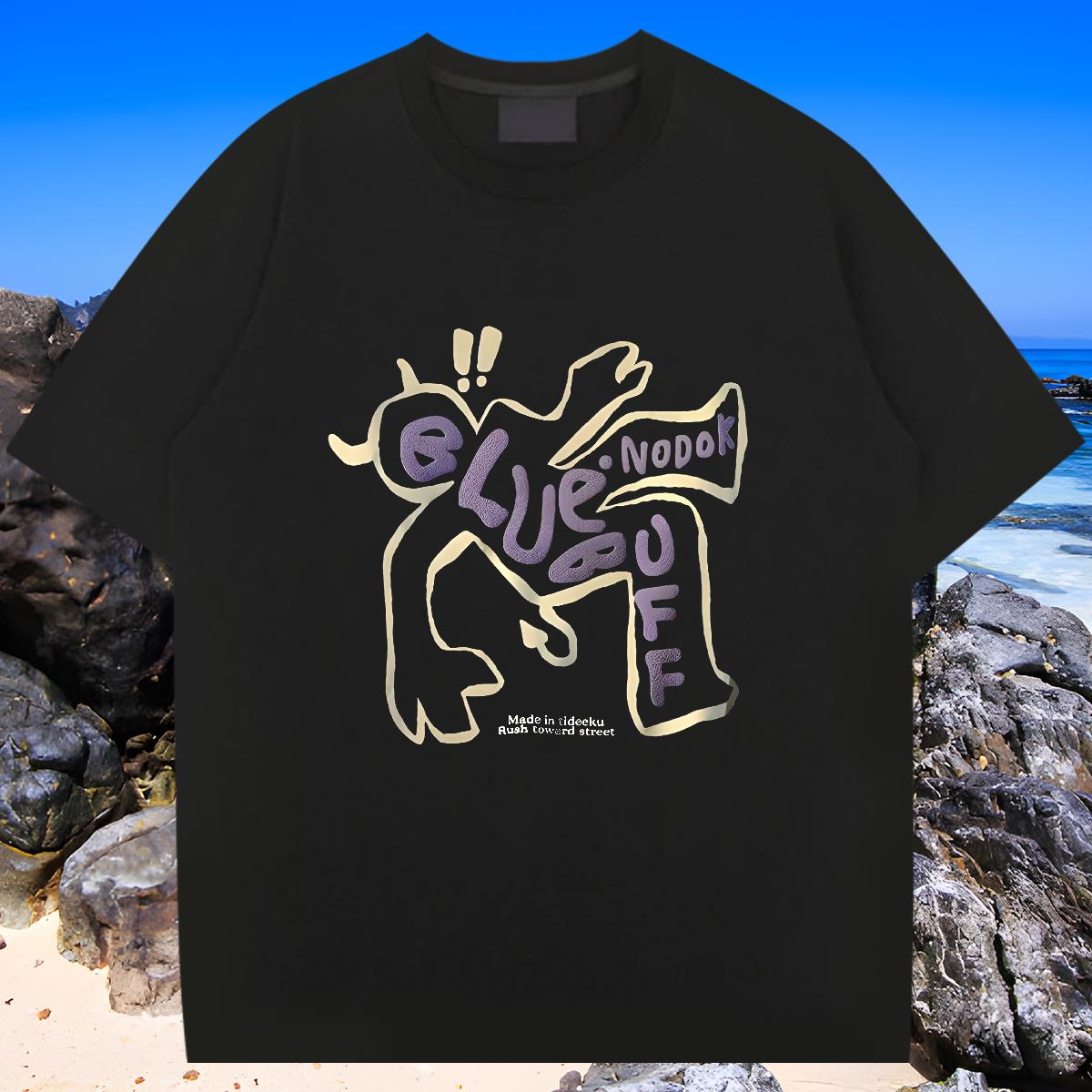 Unisex T-Shirts for Men Hip Hop Street Crew Neck Cotton Men Tops Tees Designer Custom Cartoon Top Tees