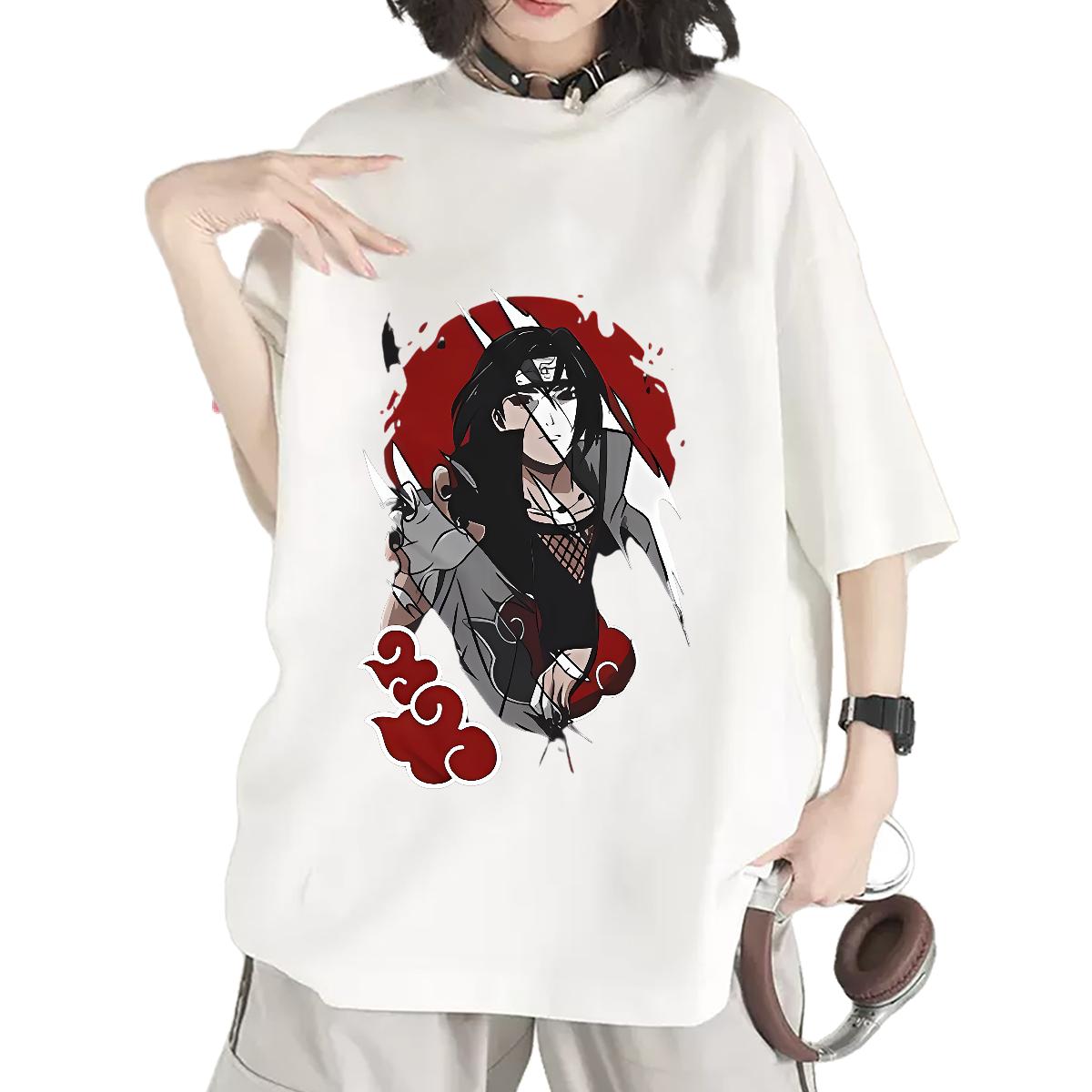 Fashion Casual Woman T Shirts Crew Neck Cotton Custom Anime Polos Sports Street Wear Loose Women Tees