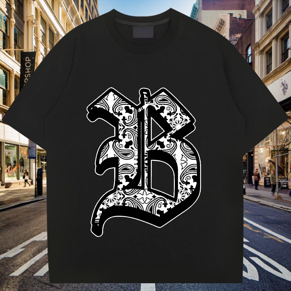 Cool Design T-Shirts for Men Street Wear Breathable Short Sleeve Couples T Shirts Fashion New Black White Tops Shirt