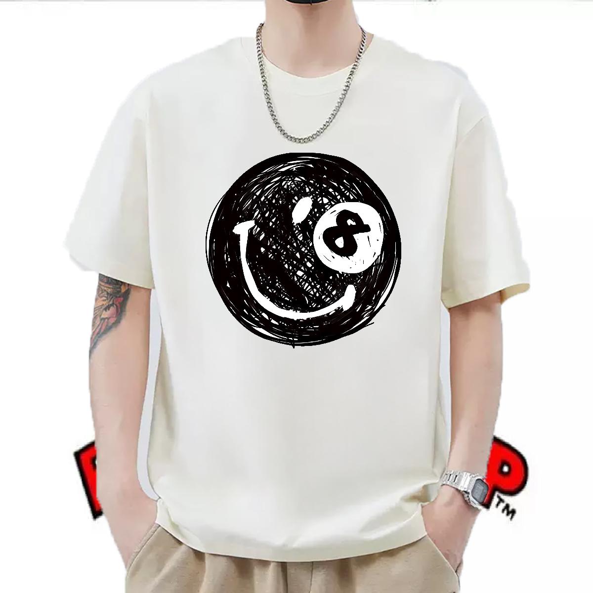 Fashion Design T Shirt For Man Cartoon Print Men Tops Tees Daily Wear Cotton Breathable Comfortable Clothings