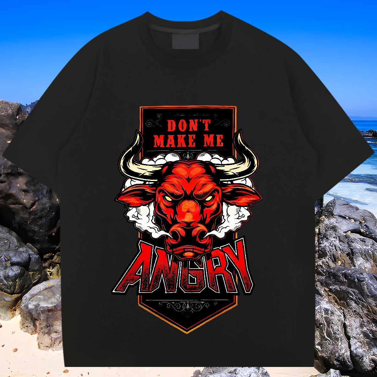 Cool Men Tees Crew Neck Cotton Breathable Daily Outfit T-Shirts for Men Custom Cartoon DIY Polos