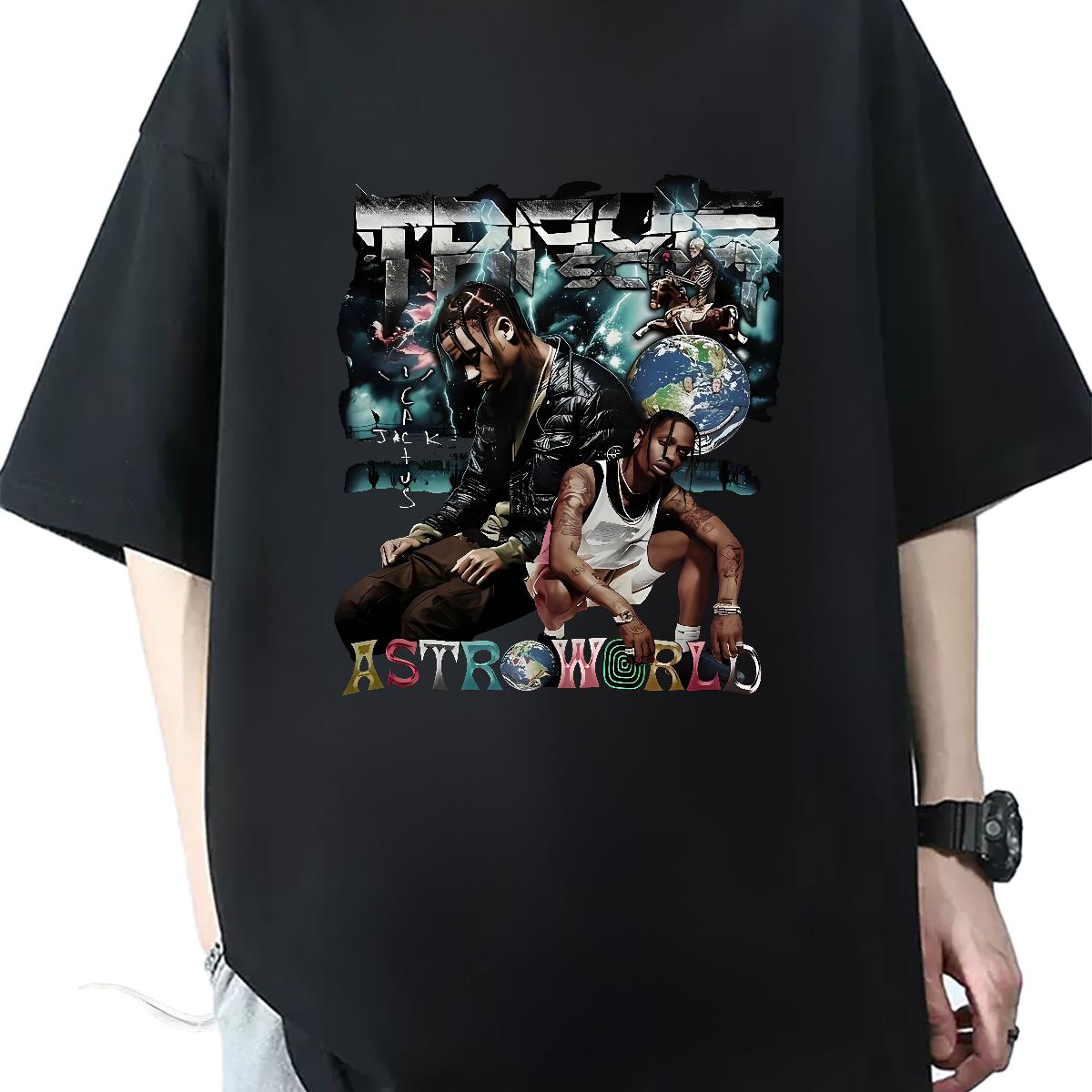 Fashion Design T shirt DIY Anime Anime Printing Street Tshirts Cotton Breathable Soft Loose Fit